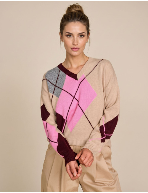 Due Amanti pull beige