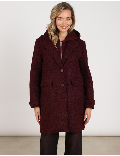 Nukus jas bordeaux