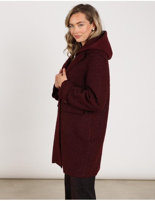 Nukus jas bordeaux
