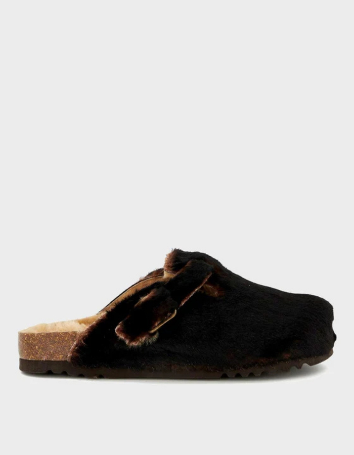 Scholl birkenstock bruin