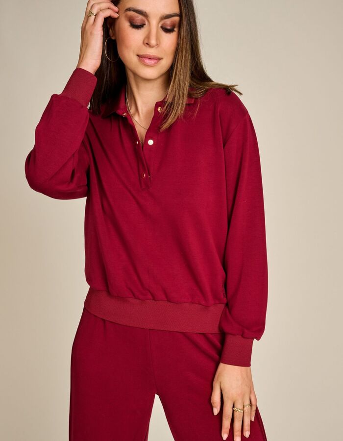 Ivoy - sweater met polokraag en comfortabele pasvorm