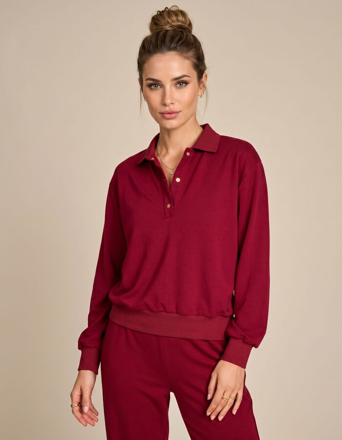 Ivoy - sweater met polokraag en comfortabele pasvorm