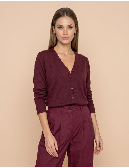 Due Amanti pull bordeaux