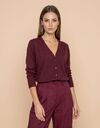 Due Amanti pull bordeaux