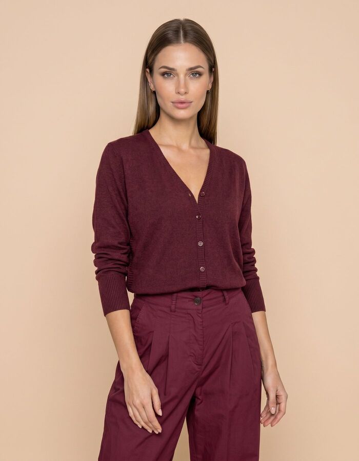 Due Amanti pull bordeaux
