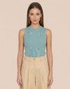 Due Amanti tops blauw