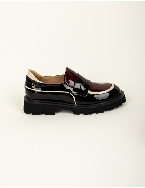 Babouche mocassin zwart