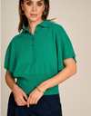 Due Amanti lange mouw polo groen