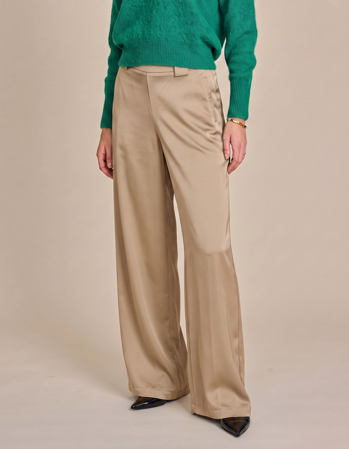 Precious - Pantalon droit à la coupe fluide