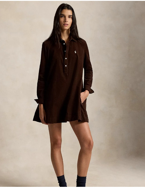 Ralph Lauren kort kleed bruin