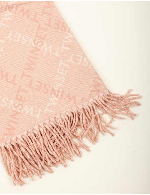 Sjaal met all over Twinset logo