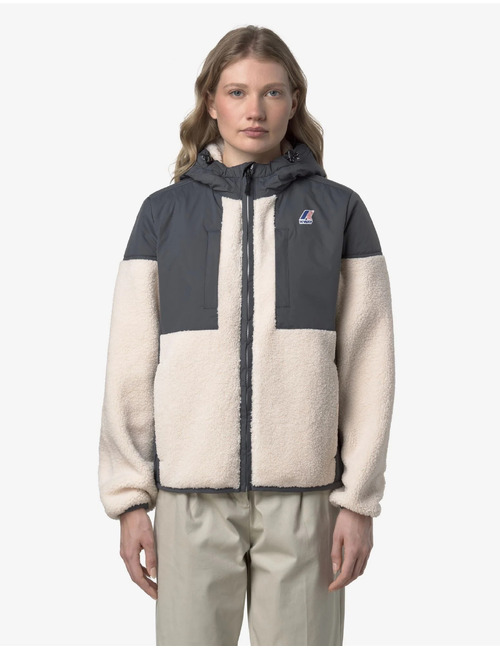 K-way jas blauw