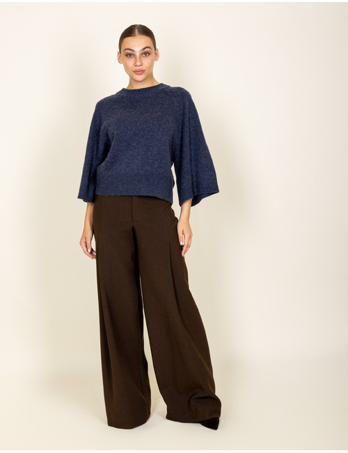 Oscar The Collection lange mouw pull blauw