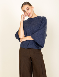 Oscar The Collection lange mouw pull blauw