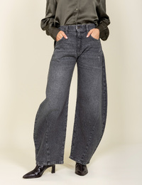 05_the o shape long extreme - jeans middelgrijs