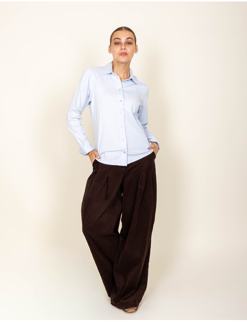 Lalotti lange mouw bloes blauw