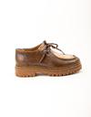 Elias - paraboot met teddy-inzet en profielzool taupe