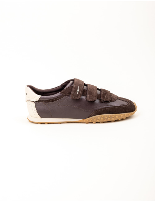 Bridge velcros - sneakers à fermeture velcro brun
