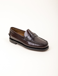 Classic Dan Woman mocassin in leer bordeaux