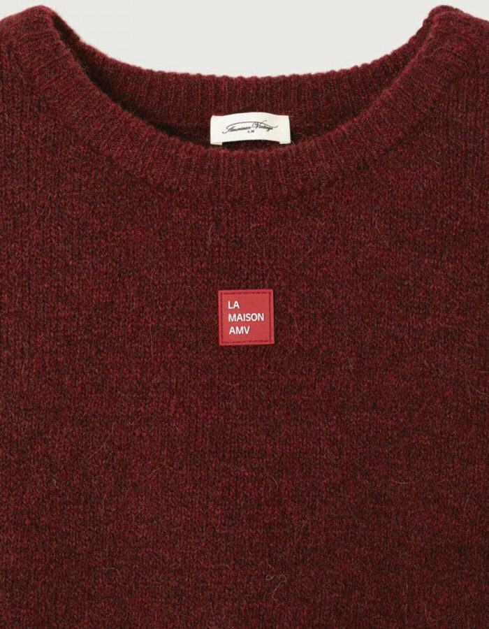 Pull oversize East à col bateau