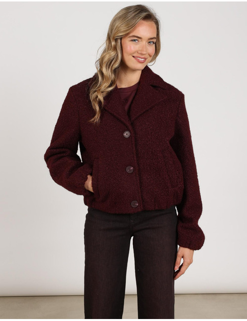 Nukus jas bordeaux
