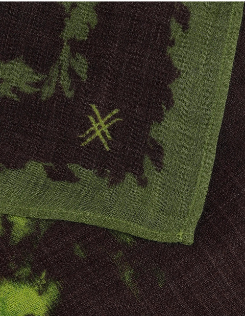 Scarf Moody Flower - écharpe en laine à imprimé floral