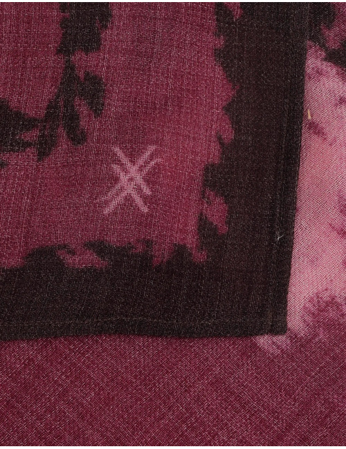 Scarf Moody Flower - écharpe en laine à imprimé floral