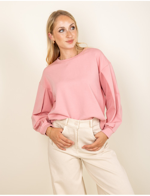 Soma - sweat à manches volumineuses rose