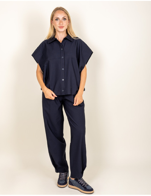 IndonesiaW6 - blouse met moderne oversized pasvorm