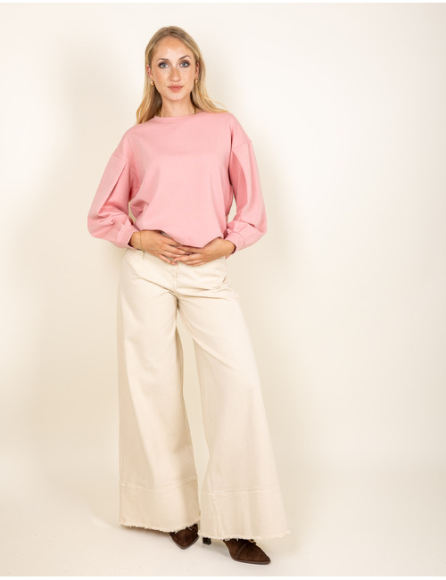 Soma - sweat à manches volumineuses rose