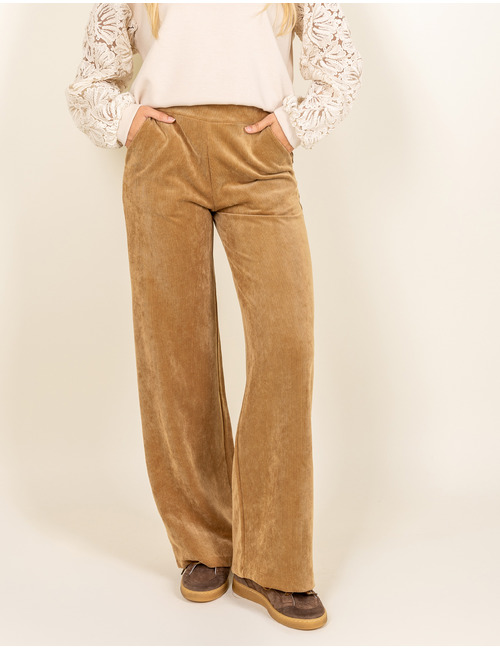 Chula - ribfluwelen broek in camel