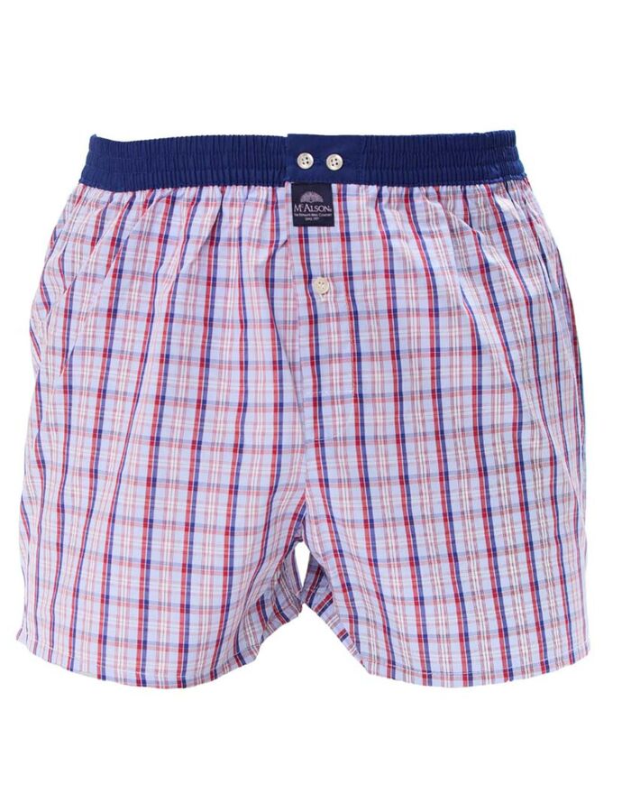 Geruite boxershort met klassieke uitstraling