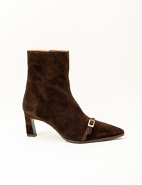 Troy - bottine avec boucle marron