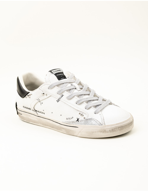 Deconstructed Street Ink - sneakers met graffiti wit