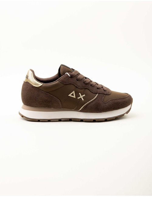 Ally Silver Gold -Sneaker élégante brune