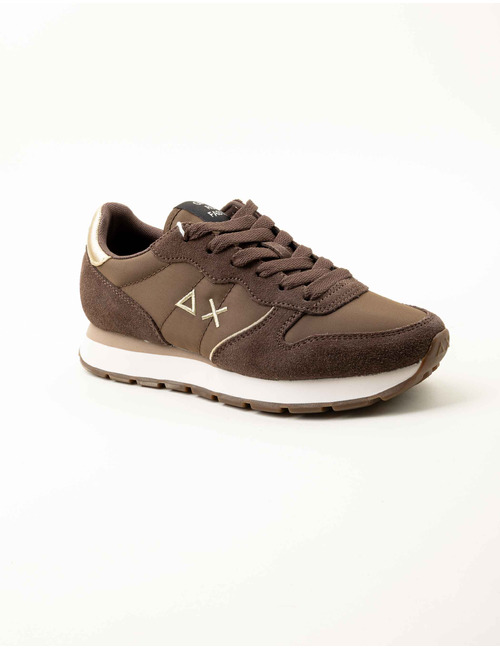 Ally Silver Gold -Sneaker élégante brune