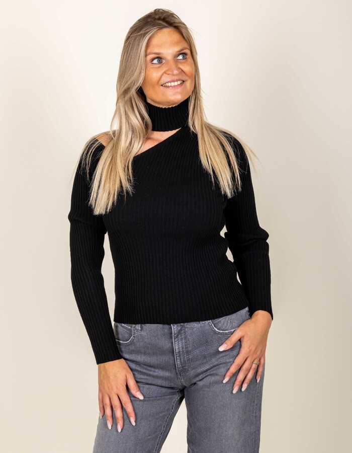 Rinascimento lange mouw pull zwart