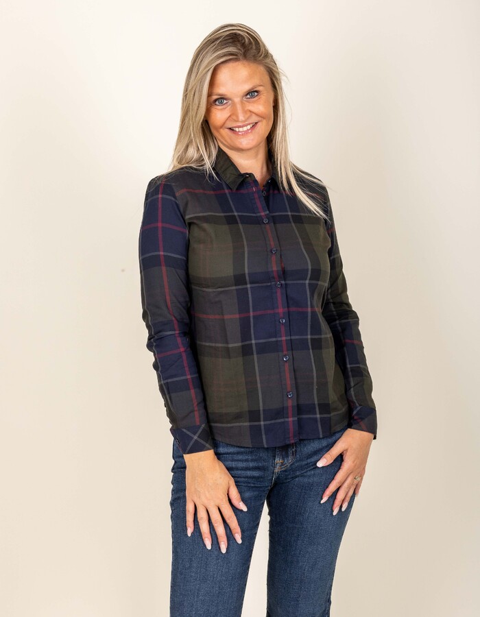 Bredon - bloes met tartanpatroon shadow classic tartan