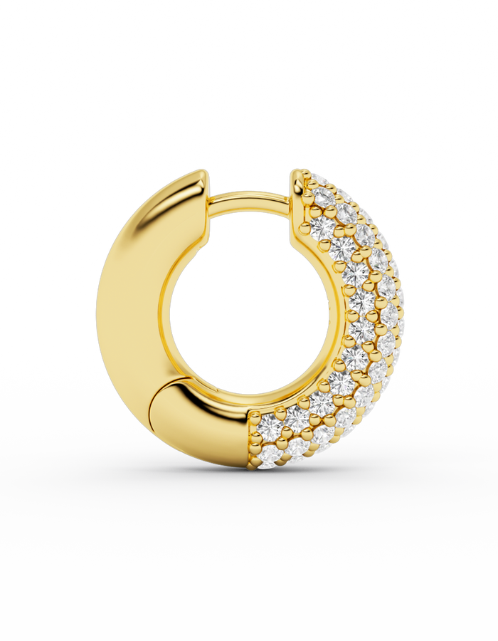 Chunky kos diamond earring