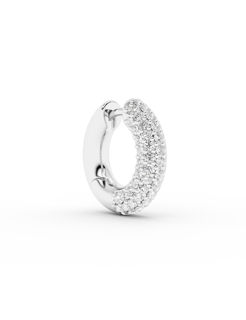 Chunky kos diamond earring
