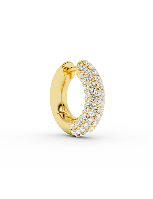 Chunky kos diamond earring