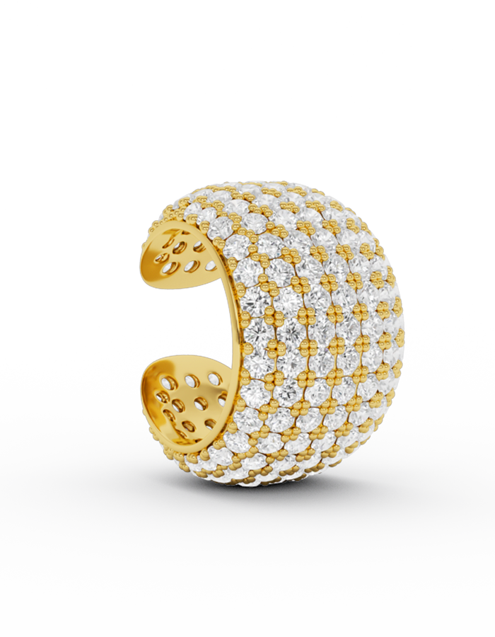 Ara diamond earcuff