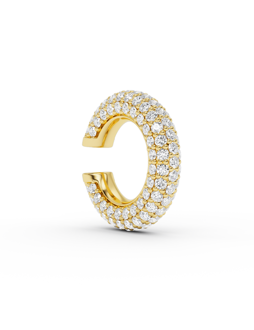 Chuncky kos diamond earcuff