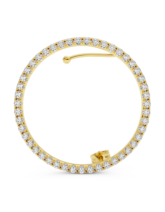 Kay diamond earstud - left