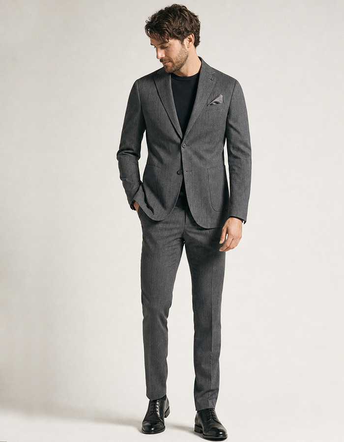 DiNick AT blazer in linnenmix donkerbruin