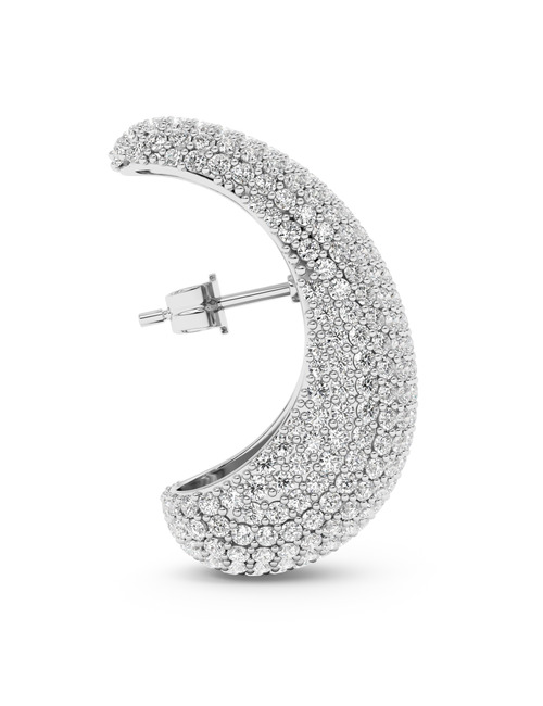 Bulb diamond earstud
