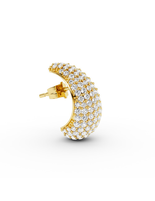 Blub diamond earstud - small