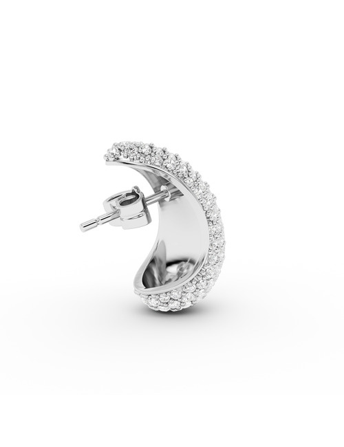 Blub diamond earstud - small