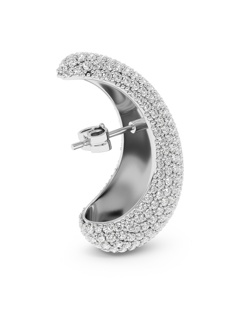 Bulb diamond earstud