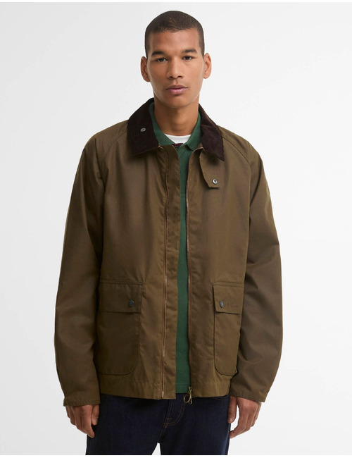 Bedale Short waxjas bruin